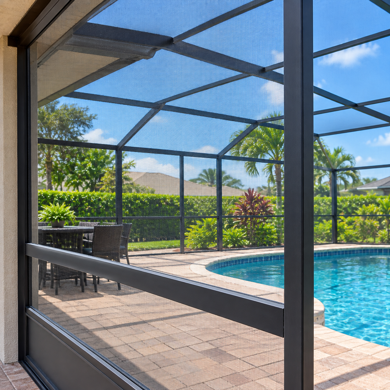 Patio and window screen repair for Sarasota Florida properties