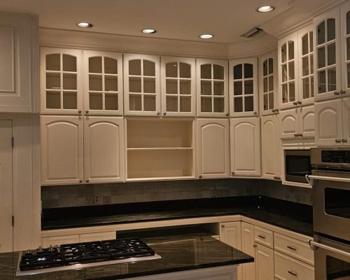 Before. Los gabinetes estaban color crema 4